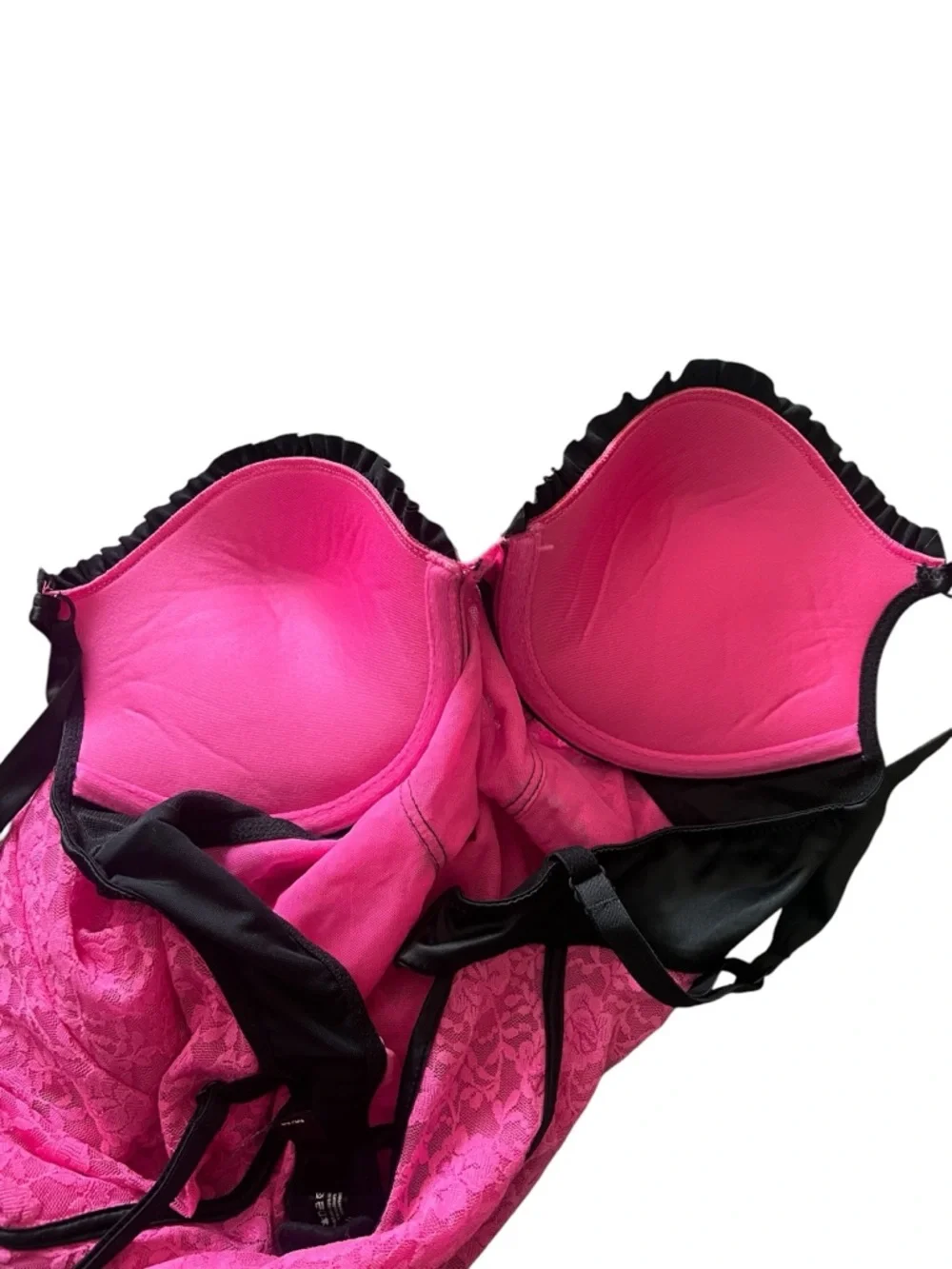La Senza Pink Lace Chemise Babydoll Langerie
Size M - Picture 5 of 10